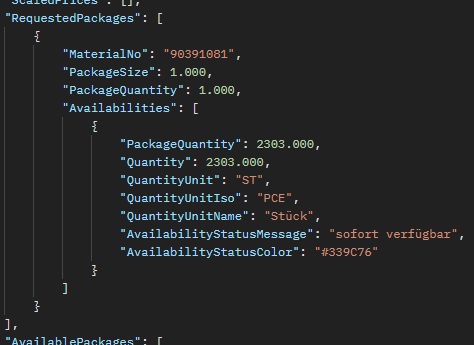 Stock Information Example